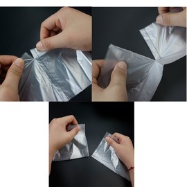 Cand 1.2 Gallon Clear Garbage Bags, Small Trash Bags, 110 Counts