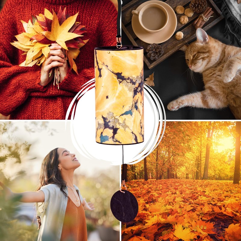 Zaphir Twilight Wind Chime (Autumn) with Stand Teepee