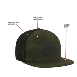 Rothco 12103: Midnight Camo Trucker Cap