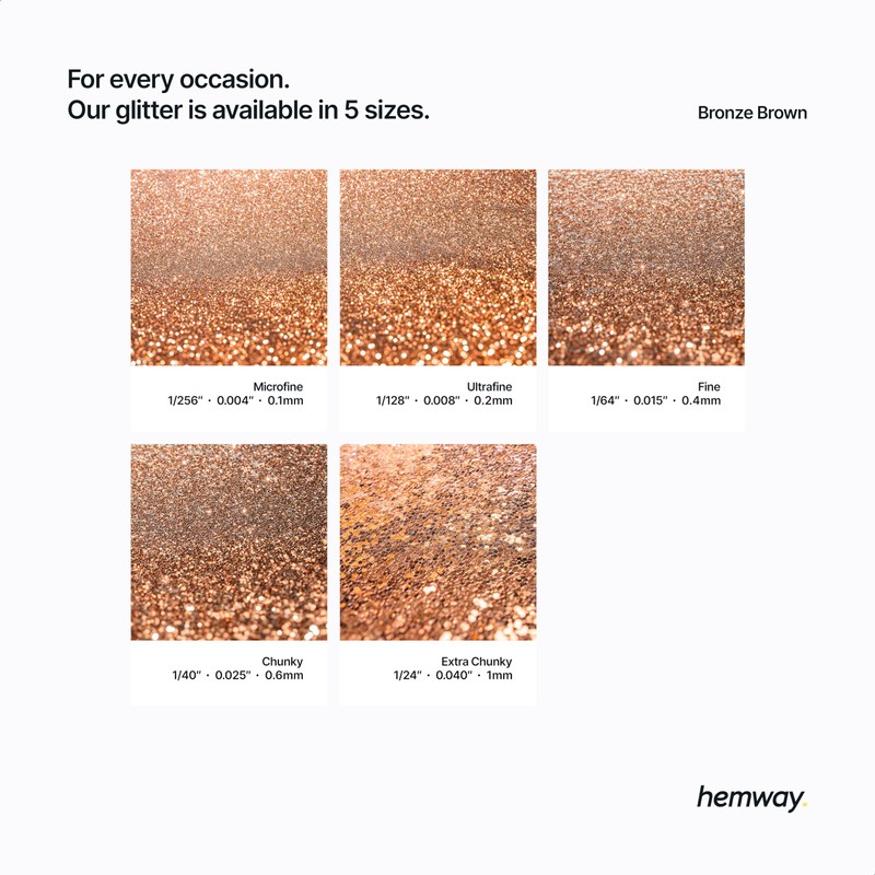 Hemway Glitter Paint Additive Crystals for Acrylic Emulsion Paint, Interior