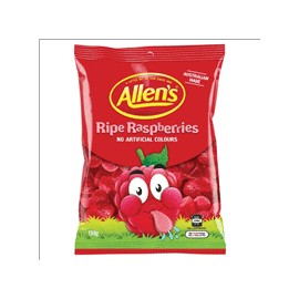 Allens Bulk Allens Ripe Raspberries 190g ($4.50 each x 12 units)
