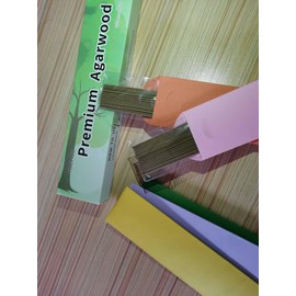 TBIEHOD Premium Natural Agarwood Incense Sticks 40gr - Organic Non-Toxic 5-Pack for Meditation, Yoga, Aromatherapy, Spiritual Cleansing & Relaxation