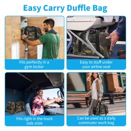 Small Duffle Bag 14 inch Carry On Mini Duffel Bag Lightweight for Travel Gym Sport-Camouflage