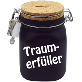 Money Box Dream Fulfiller Money Gift Idea Black L