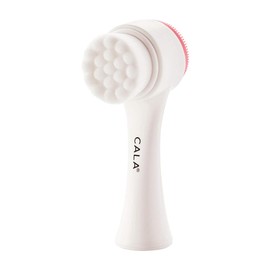 Cala Dual-action pink facial cleansing brush