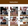 Stainless Steel Manual Coffee Powder Flat Tamper with Wood Handle
