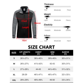 Little Donkey Andy Men's Quick Dry Warm Lightweight Running Jacket Full Zip Thermal Hybrid Thumbholes Golf Track Jacket Grey Heather S