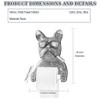 Tissue Roll Dispenser Cute Bulldog-Shaped Toilet Paper Holder, Creative Wall