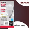 Satco S21805 9.8W A19 LED Light Bulb, 3000K Soft White,