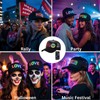 Aurravellir LED Hats with Full Color Screen Customizable Scrolling Messages