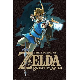 The Legend Of Zelda: Breath Of The Wild - Gaming Poster (Game Cover) (Size: 24" x 36")