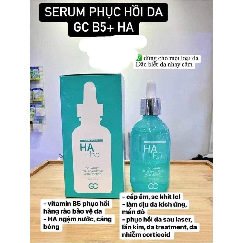 GC NATURE HA + B5 DUAL HYALURONIC ACID ESSENCE 100ML/3.38