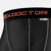Boy's Compression Hockey Short w/BioFlex Cup Black L