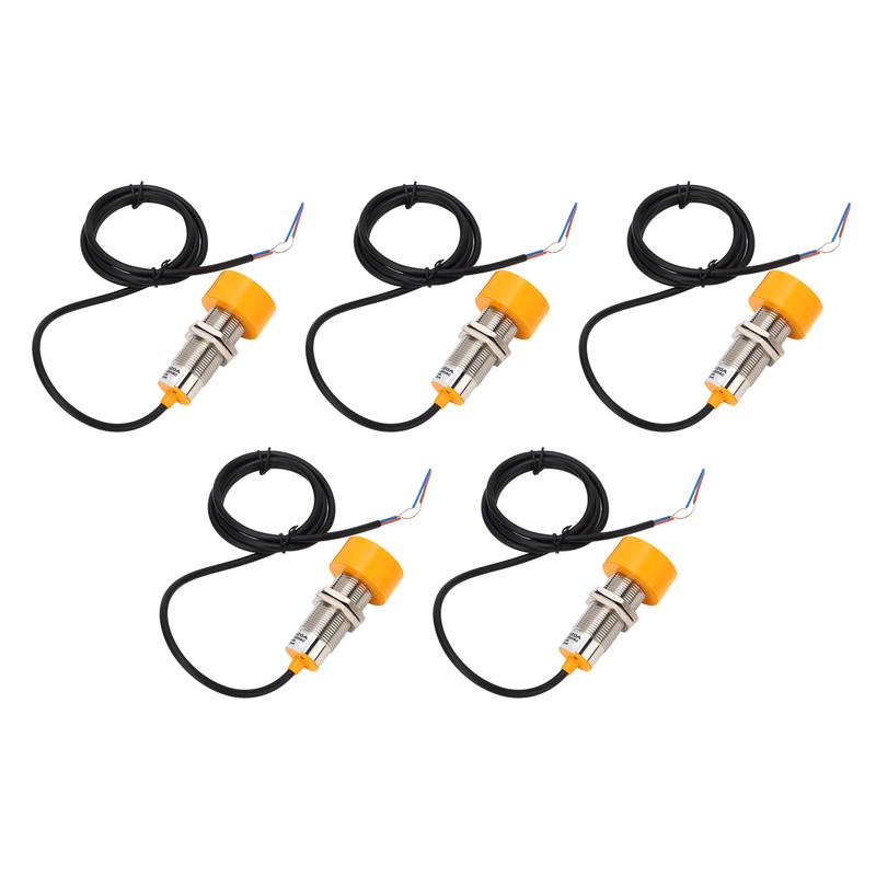 5 Pcs Proximity Switch PNP Normally Open 20mm Detection IP65