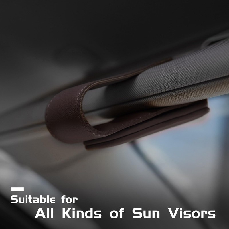 Anwlki Glasses Holder for Car Sun Visor 2 Packs Magnetic