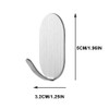 TIANNLINPY 10 Pcs Wall Hooks Stick on Heavy Duty Stainless