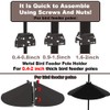 Pirateant 24 Inch Metal Squirrel Baffle,Adjustable Opening Size, for Up