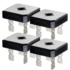 MULTICOMP GBPC3506 - Bridge Rectifier Diode, Single, 600V, 35A, Module, 1.1 V, 4 Pins, PowerDrive 2 Charger, Mac Charger (PACK OF 4)