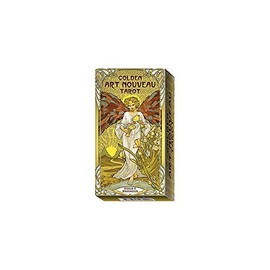 Golden Art Nouveau Tarot - Mini Tarot (Tarocchi)