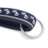 Petface Signature Padded Dog Lead, Medium, Black Paws