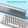 RK ROYAL KLUDGE 60% Mechanical Keyboard RK61 CNC, Wired Gaming
