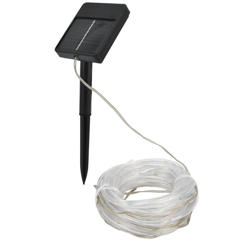 Solar String Light 7m 50LEDs Solar Tube Light Outdoor Waterproof