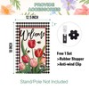 Baccessor Spring Summer Tulip Welcome Garden Flag 12.5 x 18