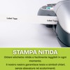 OYEMAT 6 Nastri Compatibili con Dymo LetraTag 91201/91221 12mm x