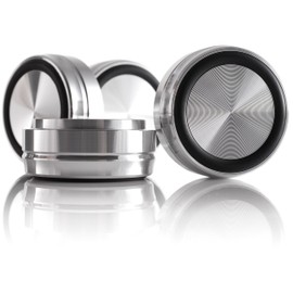 Hifi Lab Aluminium Feet Solid 39 x 17 mm Aluminium Device Feet Audio Absorber Silver 4X Elegant