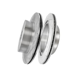 PM Auto Rear Drilled Slotted Disc Brake Rotors For 2009-2014 2016-2022 Nissan Maxima