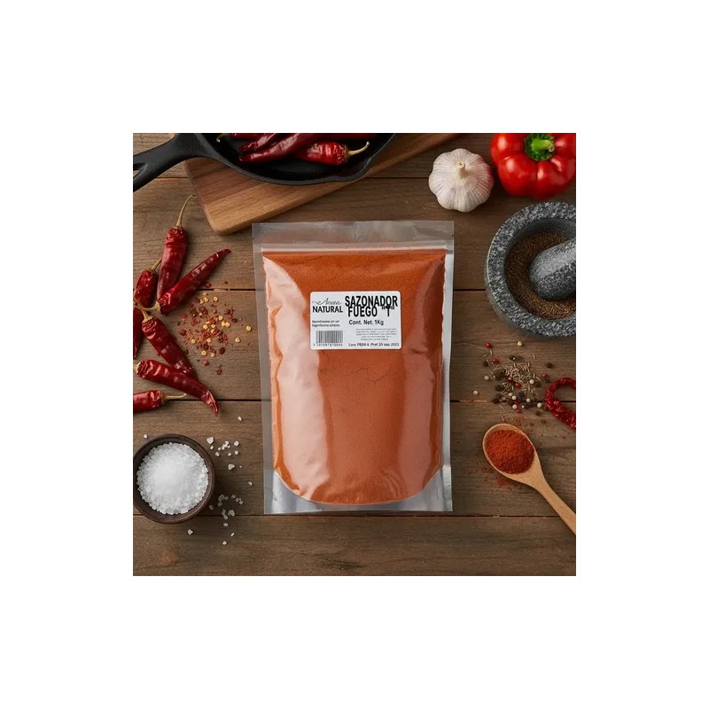 Sazonador Saborizante Tipo Takis Fuego En Polvo 1 Kg