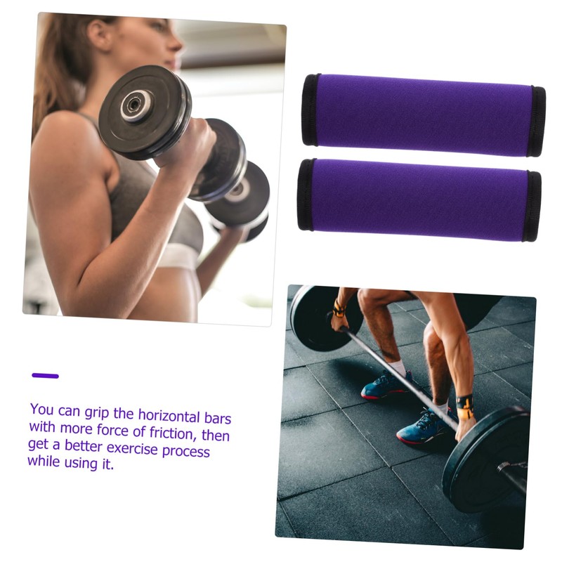 BESPORTBLE 2pcs Barbell Pad Hip Thrust Nonskid Protective Cover Polyester
