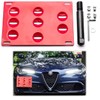 Xotic Tech Red Front Bumper Tow License Plate Mount Bracket