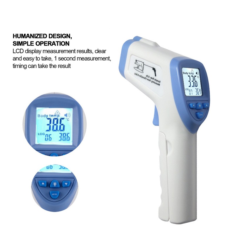 Pig Non Contact Infrared Thermometer Livestock Temperature Scanner with Digital