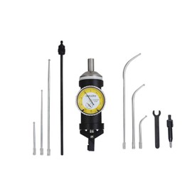 Accusize Industrial Tools 0-0.15 inch by .0005'' Graduations, Co-Ax Indicator, Coaxial Centering, Yellow Dialing Face, Jd21-0003