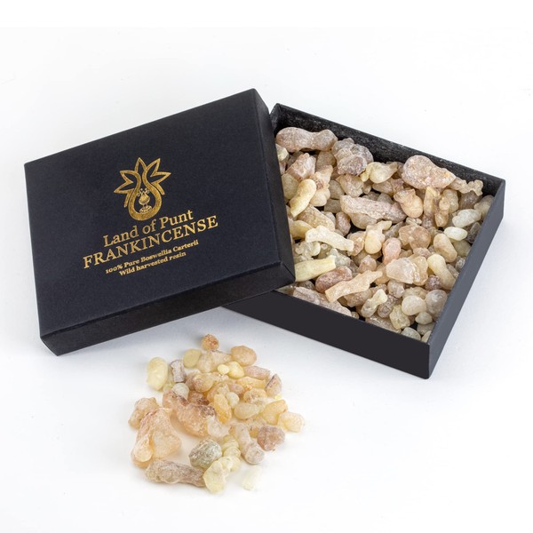 LOP Frankincense Incense Resin, Sorted For Quality, Large Pieces Gum Tears, Wonderful Aroma, High Vibration Frequency, Consecrate Personal Space, Meditation, Yoga, Stress Relief (100 grams)