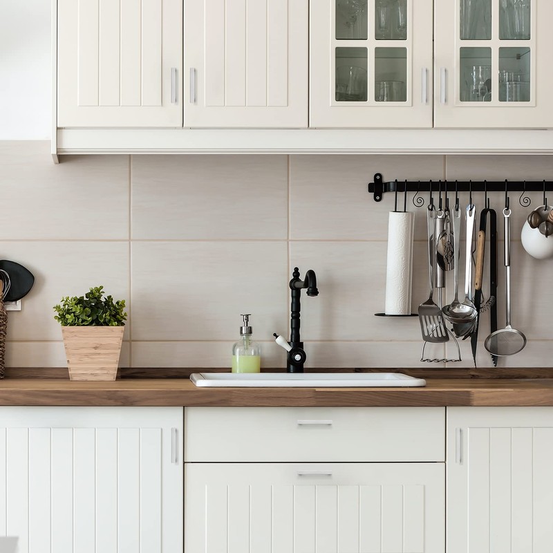 Ravinte 12 Pack 3-1/2 Inch Kitchen Square Cabinet Handles Satin