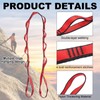 PATIKIL 22KN Adjustable Daisy Chain Yoga Extend Belt 1.5M, Nylon