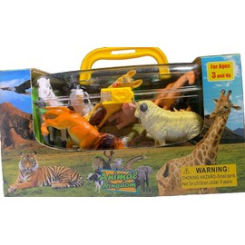 Mammals 10 Pieces Mammalian Animal Play-set STEM Education Toy w/ Storage Case for Kids