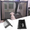 SEIWEI Pet Barrier Gate, Nylon Dog Screen Mesh Gate with
