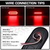 Linkitom 6 Inchs Submersible Oval LED Stop/Turn Trailer Tail Light