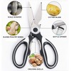 Heavy Duty Kitchen Scissors by ShirazO Best Multi-Purpose Sharp for