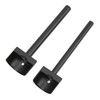 2pcs Half Round Cutter Punch 30mm 35mm DIY Making Incisive