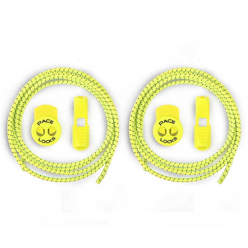 ALPHAPACE Pace Locks Elastic Shoelaces, No-Tie Laces, Slip-On Quick Release