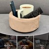 Couch Cup Holder Pillow, Sofa and Bed Organizer Caddy for