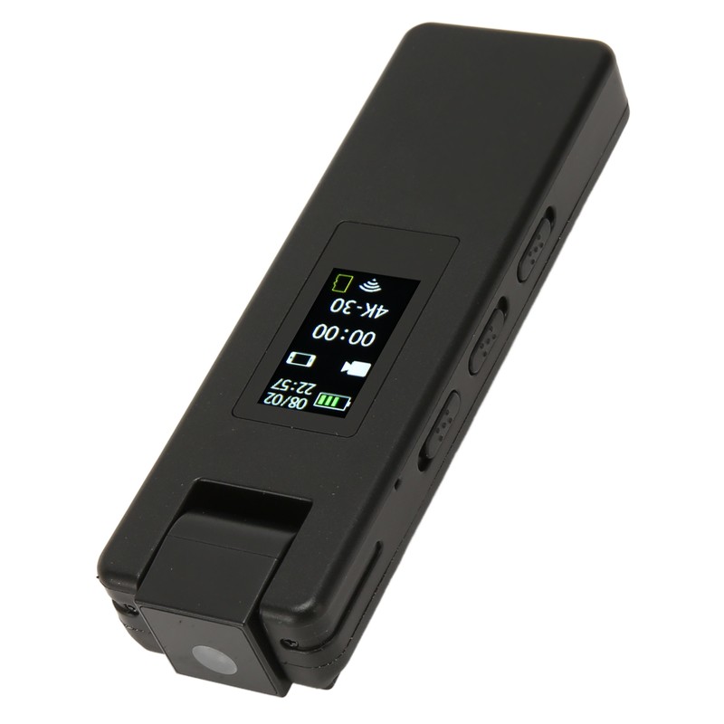 Body Worn Camera Wireless WiFi 4K Motion Monitoring Function Large