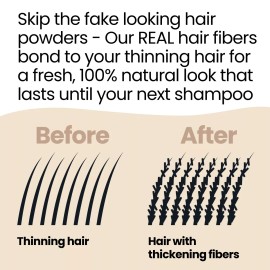 Illusion Hairline Enhancement, Receding Hairline for Thicker Fuller Hair by Hair Illusion