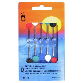 Pony Marking Pins, Steel, Multi-Colour, 8 x 2.8 x 13 cm