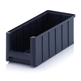 Creativ Ladenbau GmbH Storage Box/Display Box/Stacking Box/Storage Box/Sorting Box/Sorting Box in Size 3 Long, Stackable, Colour: Anthracite Grey (Anthracite Grey Similar to RAL7016)