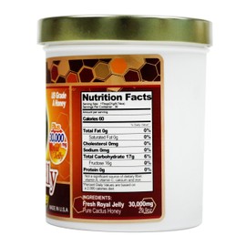 HIBEE Fresh Royal Jelly in Cactus Honey with 30,000mg Royal Jelly_22oz